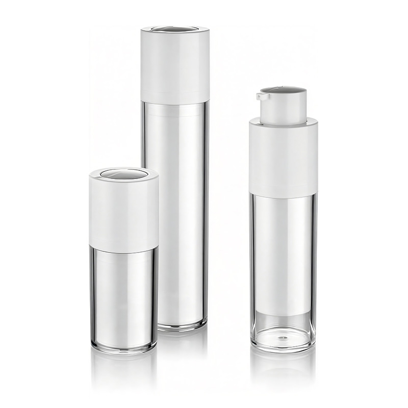 Airless-flaske, der kan udskiftes i plast